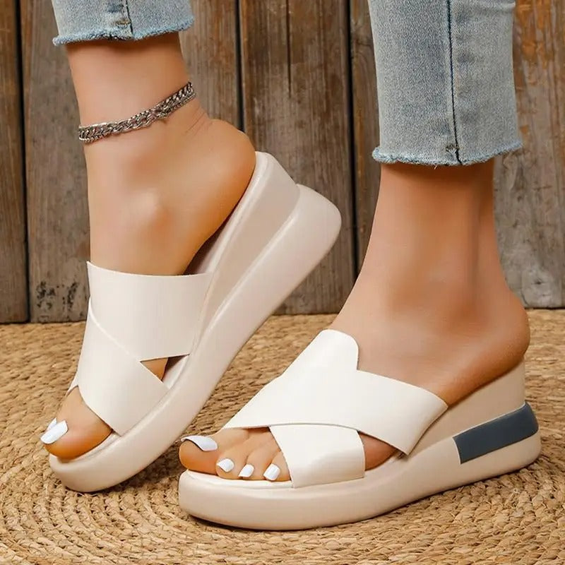 Leilani - Versatile Plus Size Wedge Sandals